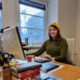 Sarah Lanz im Büro der Produktionsfirma Eikon Nord in Hamburg.